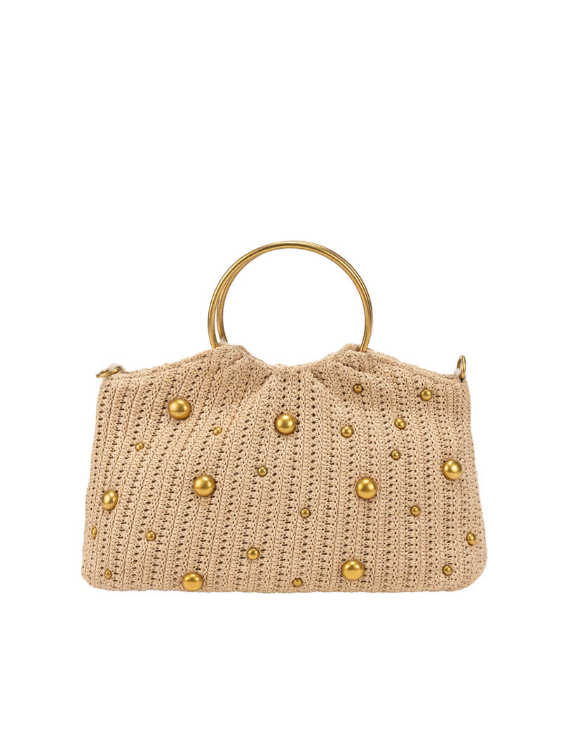 Sac à main en maille à perles